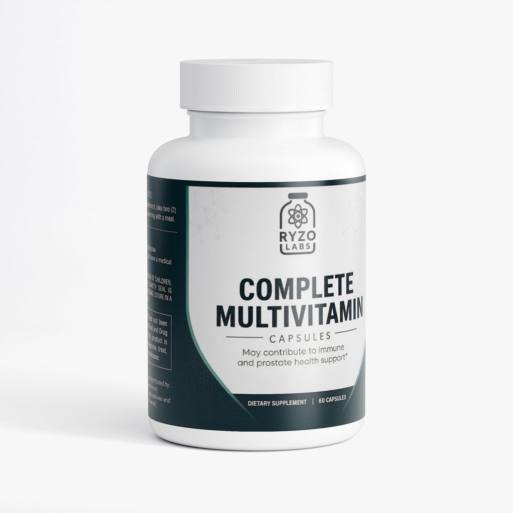 Complete multivitamin for daily nutrition and overall health support by Ryzo Labs