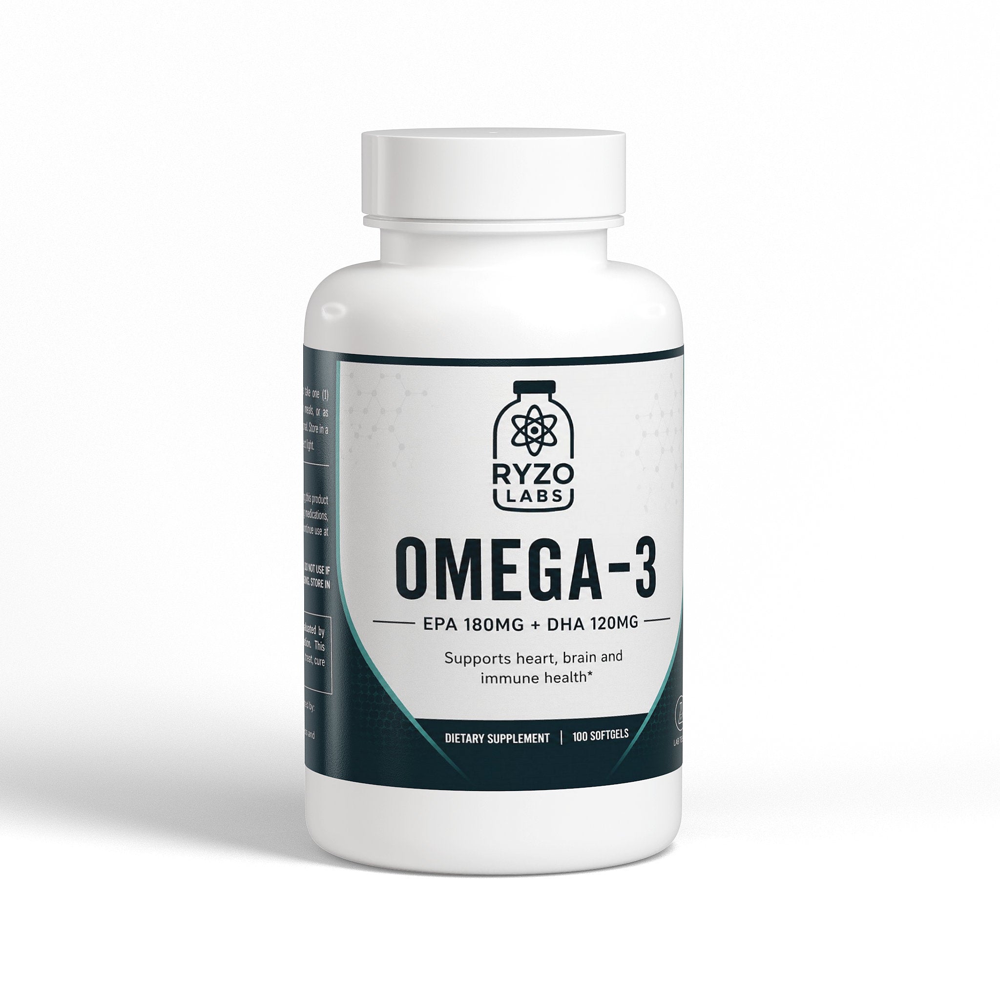 Omega-3 fish oil supplement for heart and brain health by Ryzo Labs