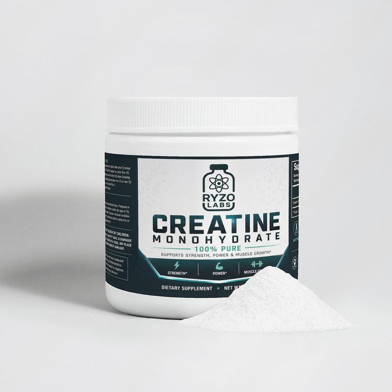 Daily creatine supplement for athletes and high performance training by Ryzo Labs