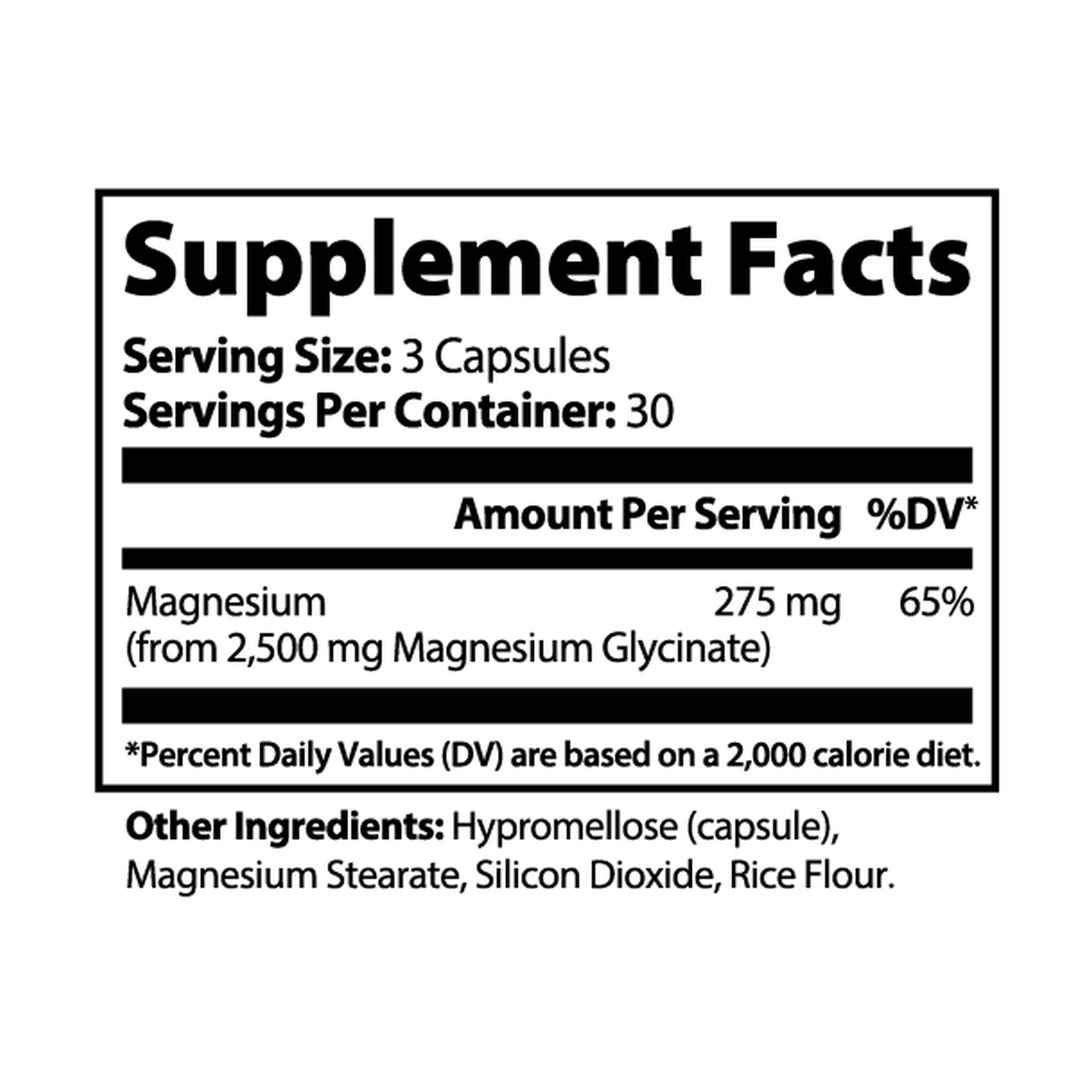 Best magnesium supplement for muscle recovery and calming effects by Ryzo Labs