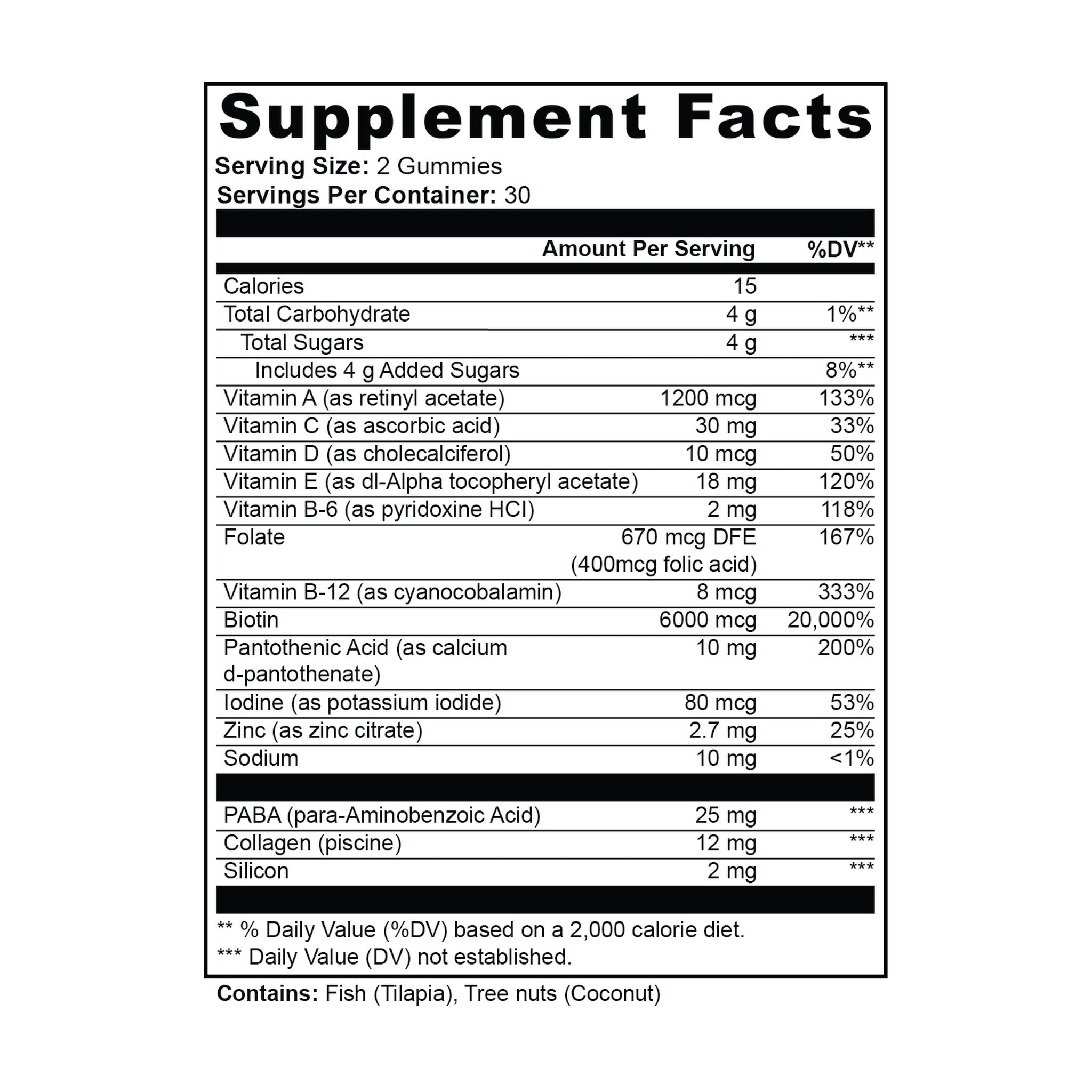 Biotin gummies for hair growth and glowing skin from Ryzo Labs