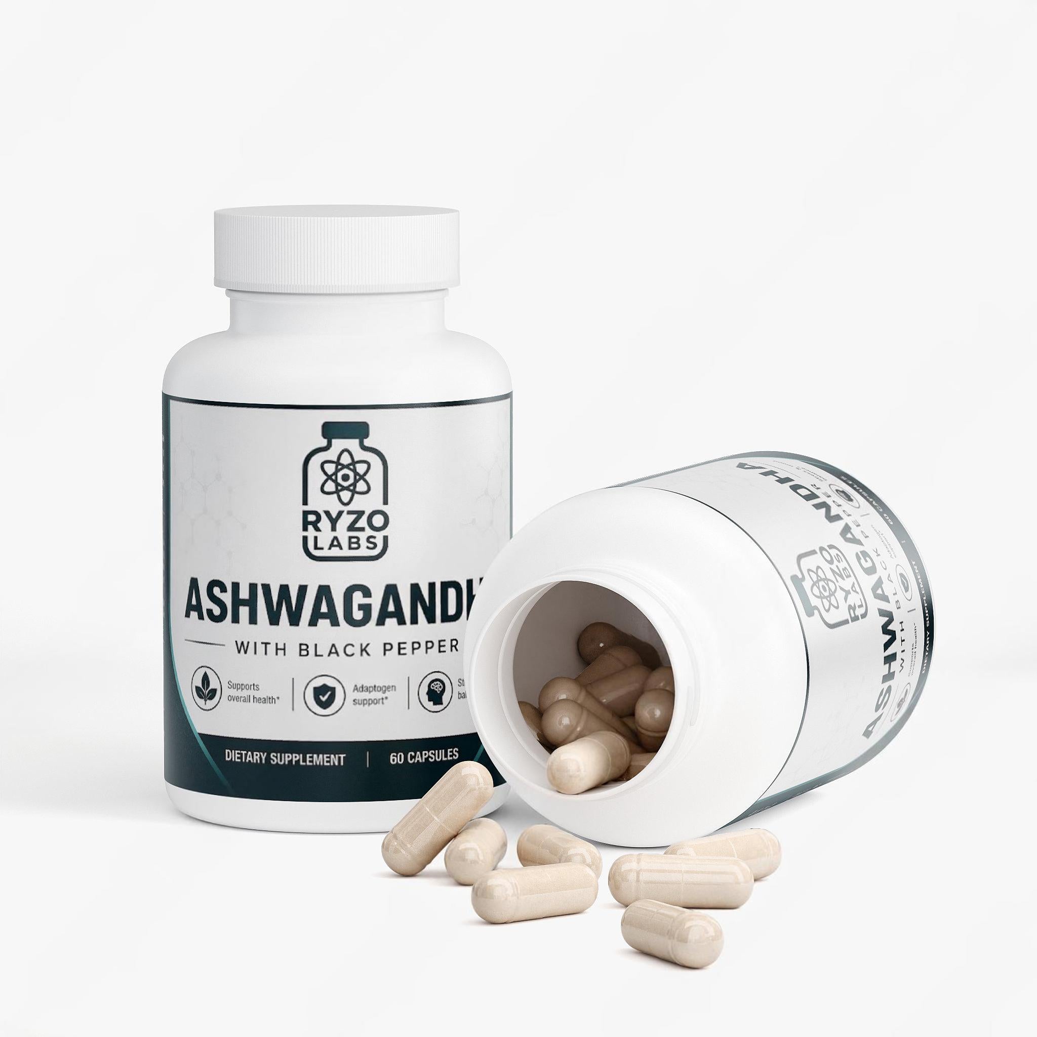 Ashwagandha benefits including better sleep and mood balance from Ryzo Labs